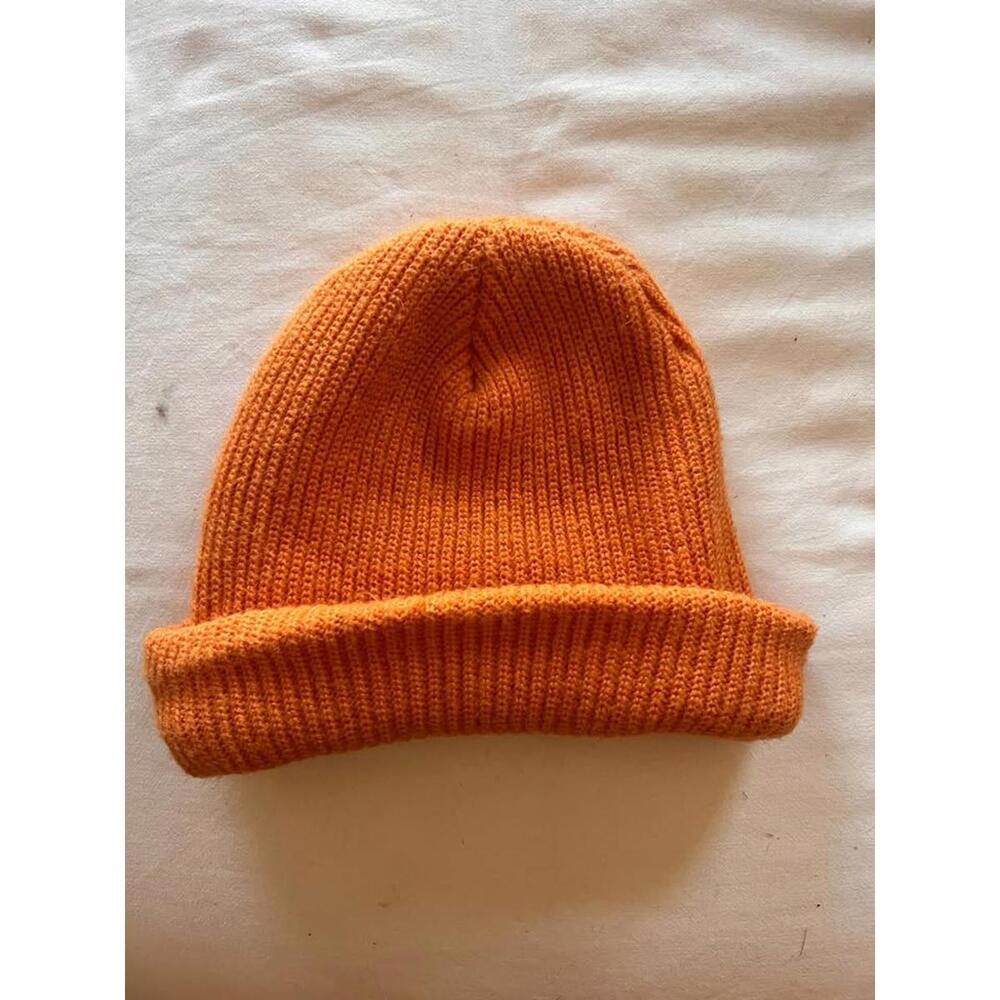Orange Knit Beanie